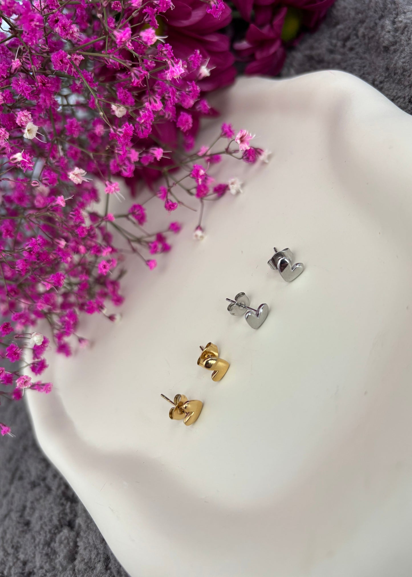 Ohrstecker little Heart - Gold | Silber