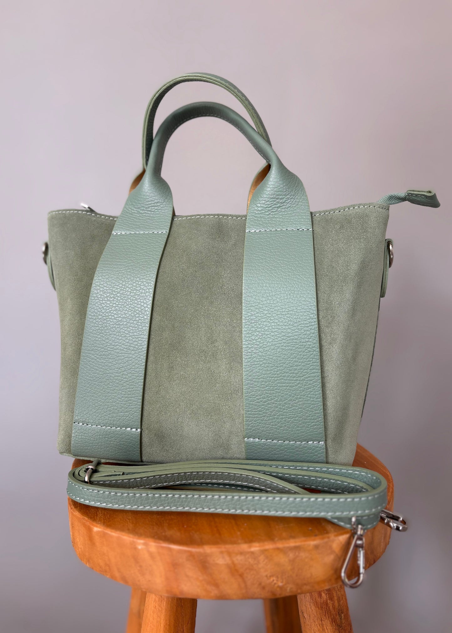 Ledertasche Alba Mint