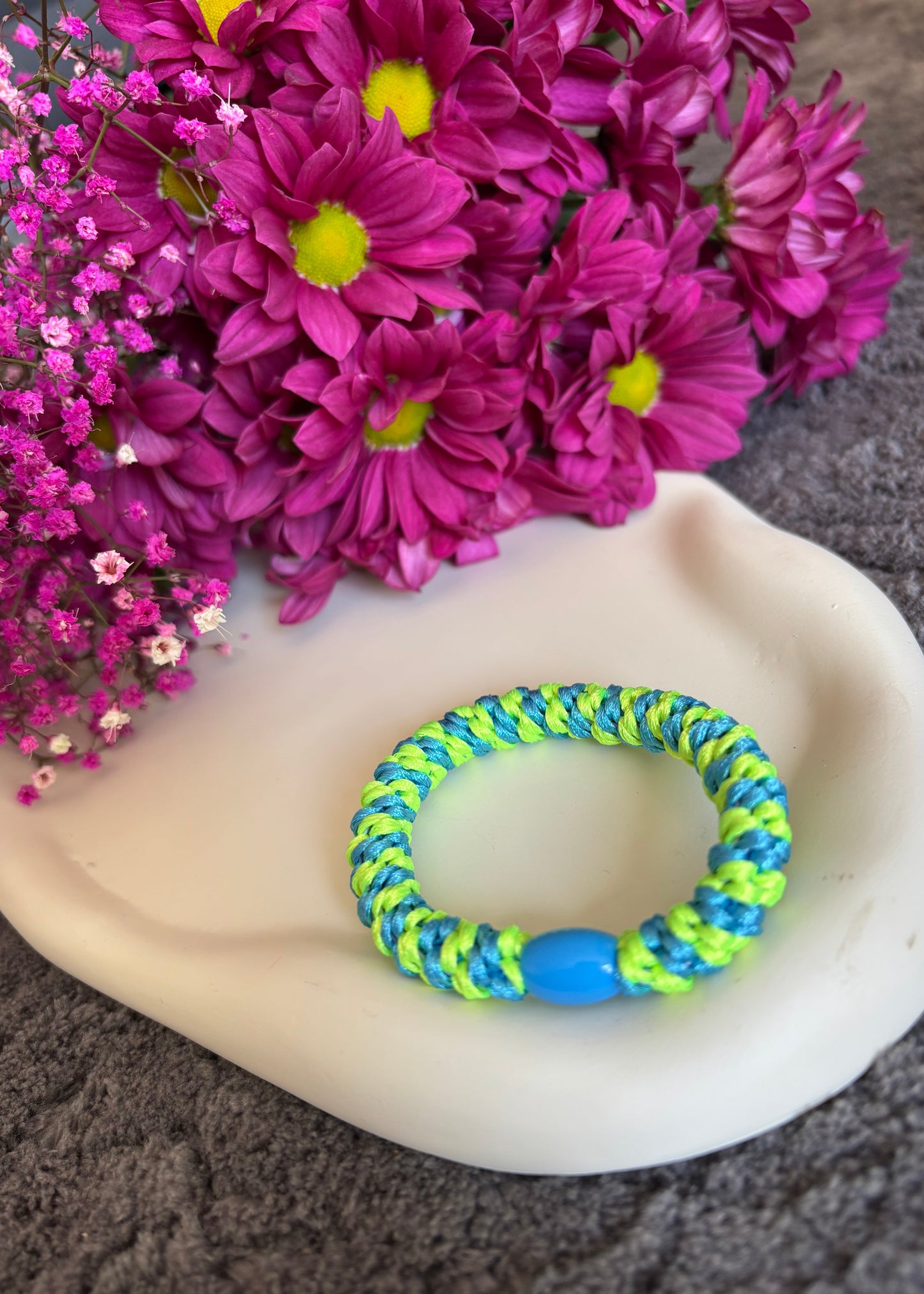 Haargummi & Armband