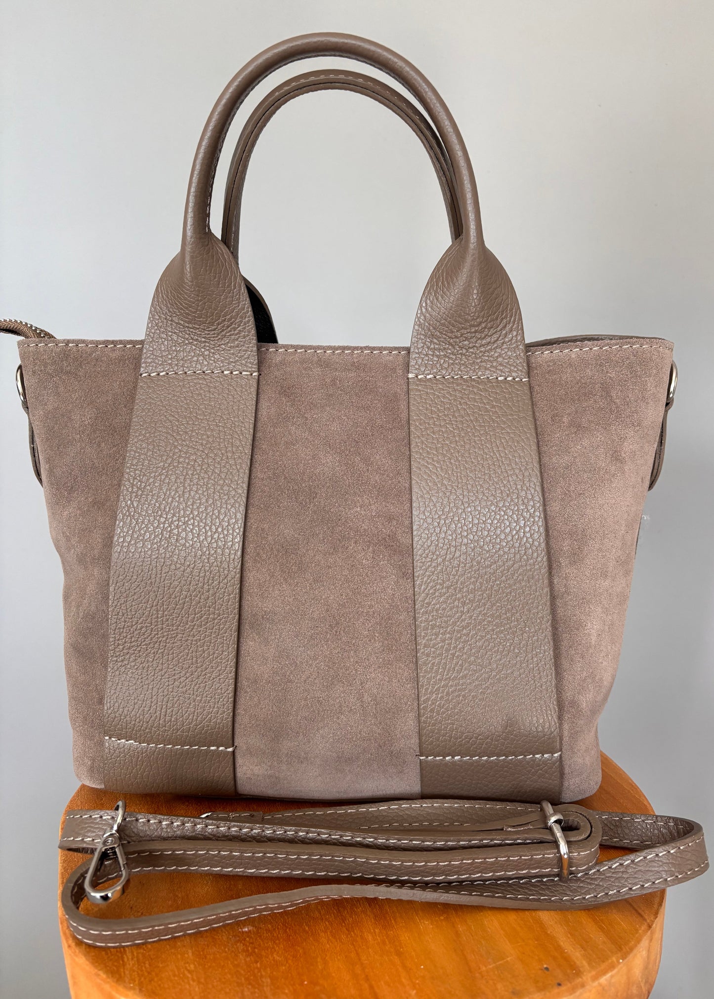 Ledertasche Alba Taupe