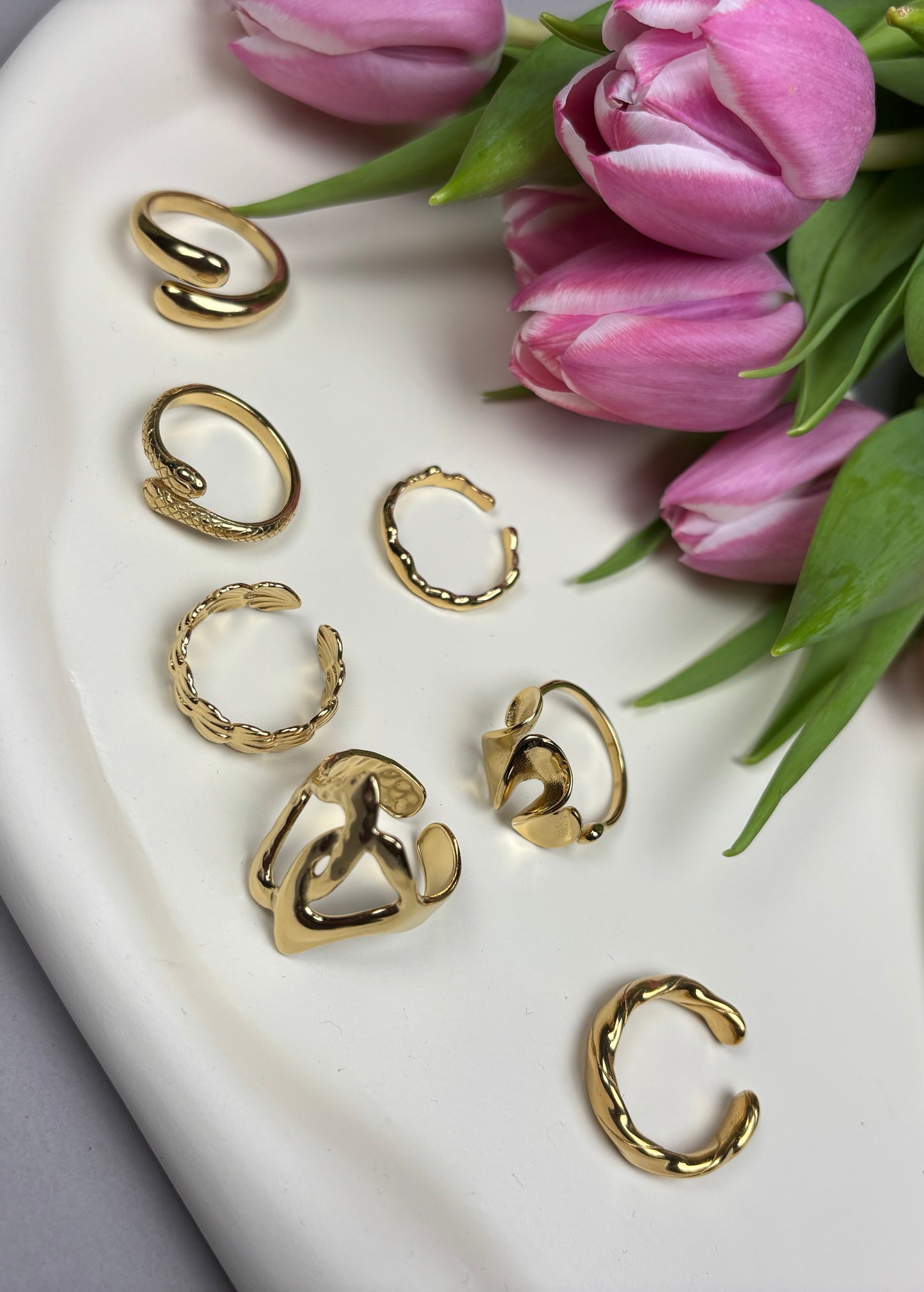 Ring Flower - Gold | Silber
