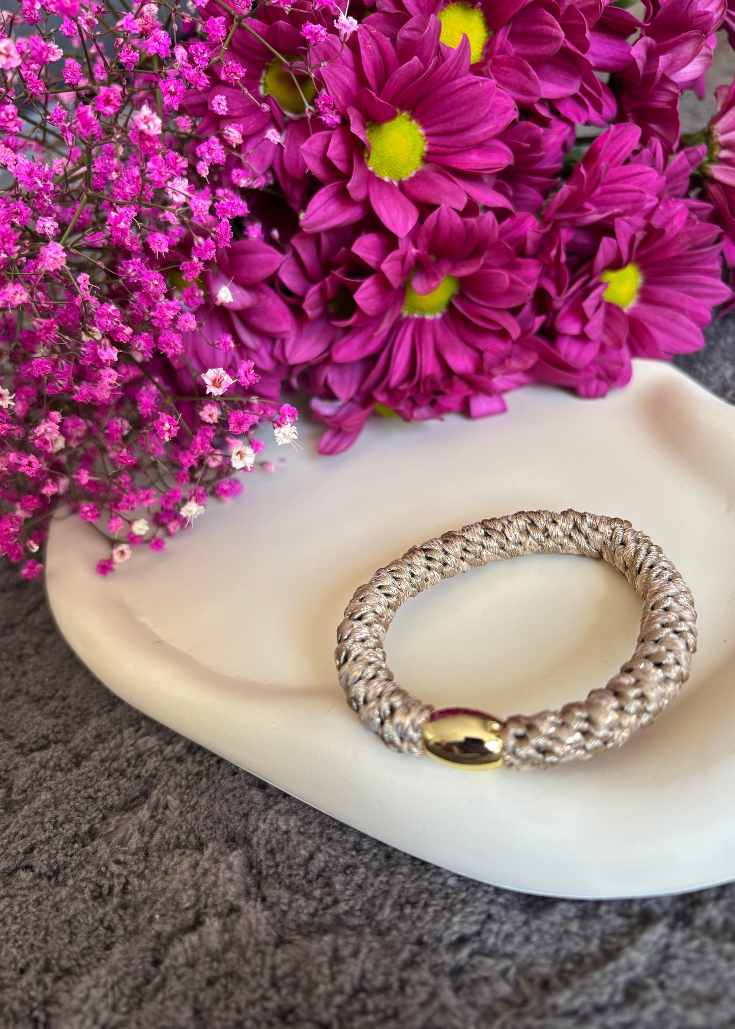 Haargummi & Armband