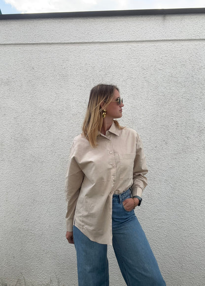 Leinen Mix Hemd Base