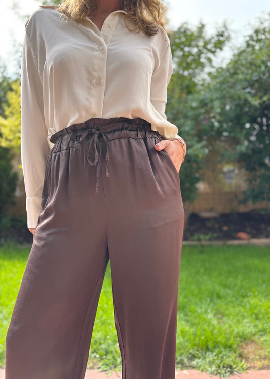 Hose Emmi Schokobraun