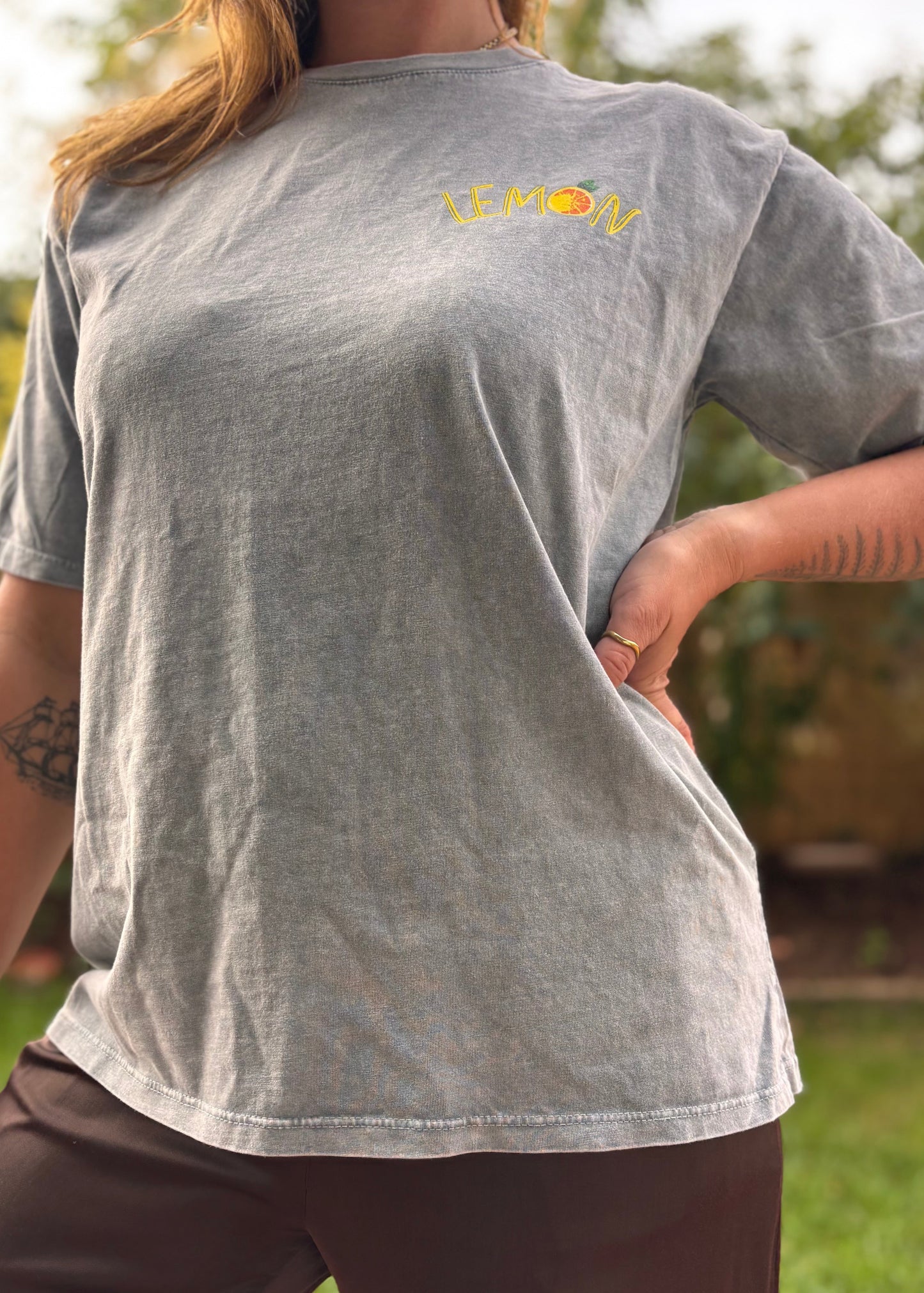 T-Shirt Hazel Hellgrau