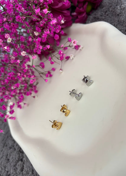 Ohrstecker little Heart - Gold | Silber