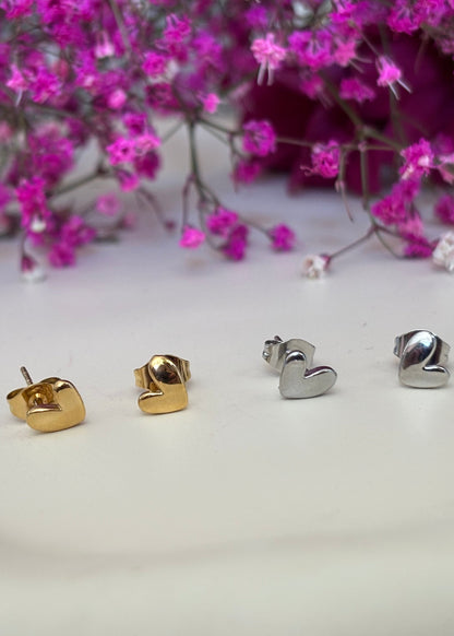 Ohrstecker little Heart - Gold | Silber