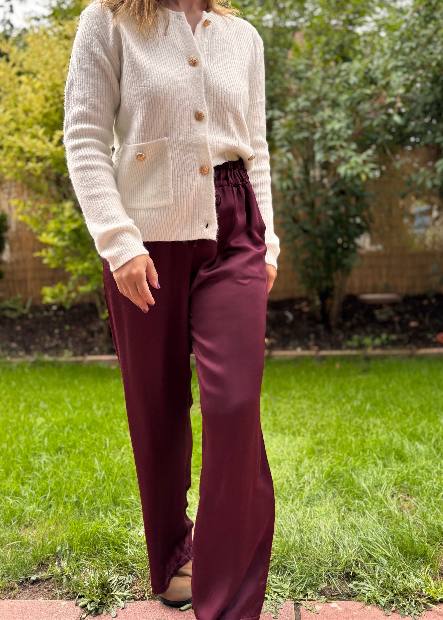 Hose Emmi Burgundy
