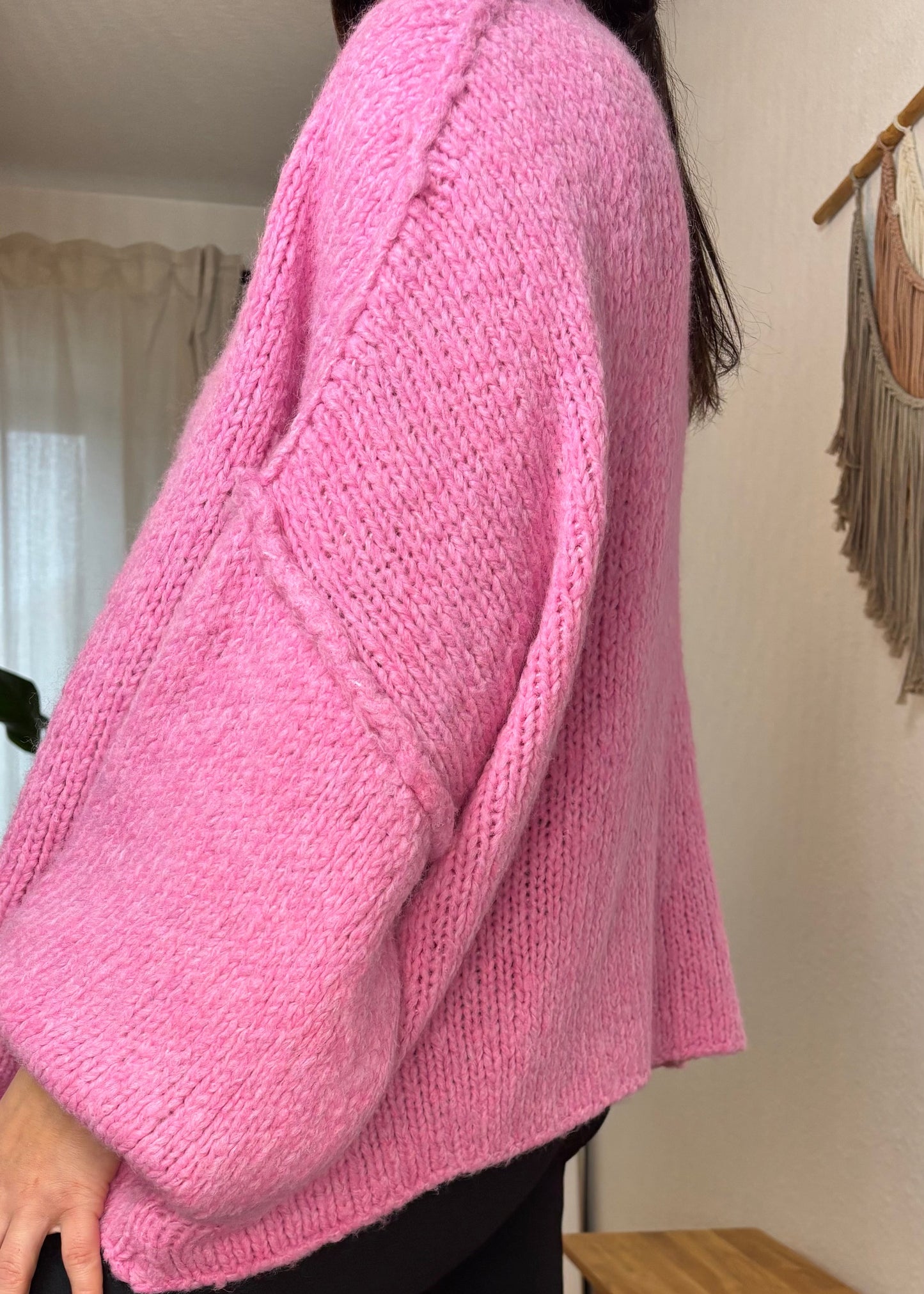Strickpullover Canela Oversized Pink