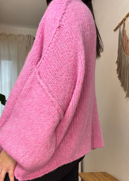 Strickpullover Canela Oversized Pink
