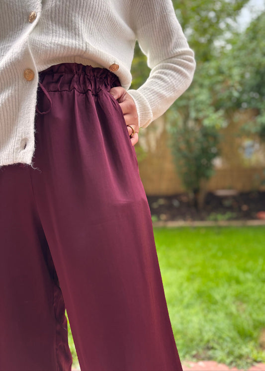 Hose Emmi Burgundy