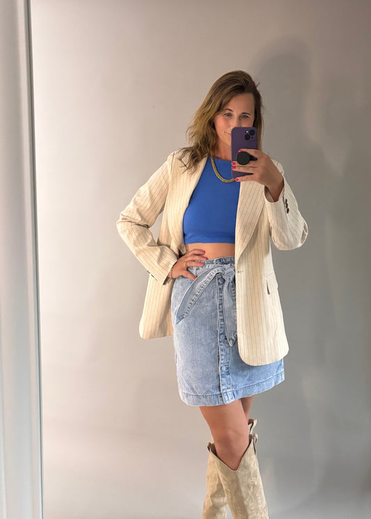 Leinen Mix Blazer Clara