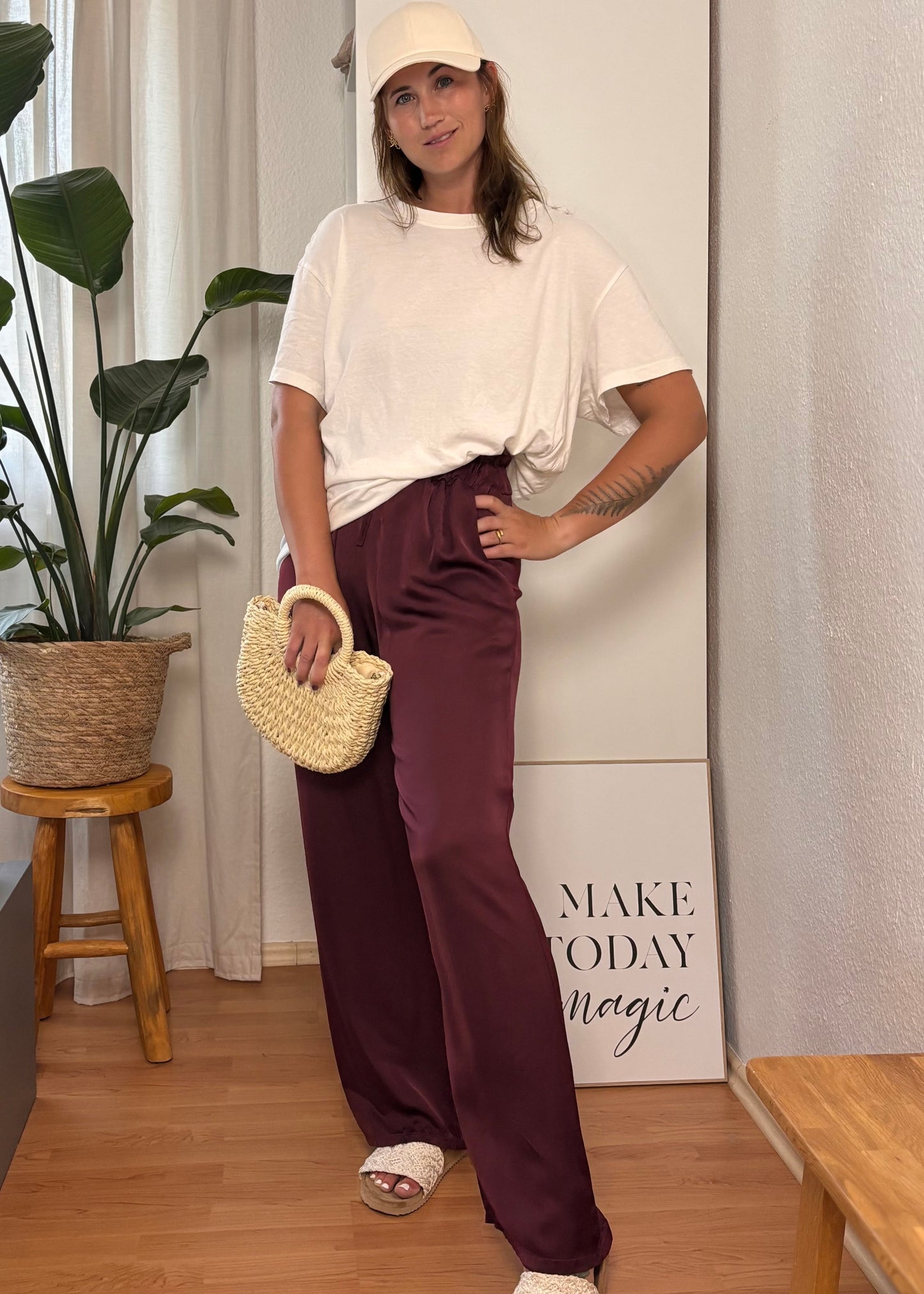 Hose Emmi Burgundy