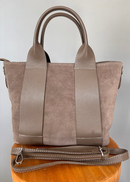 Ledertasche Canberra Taupe