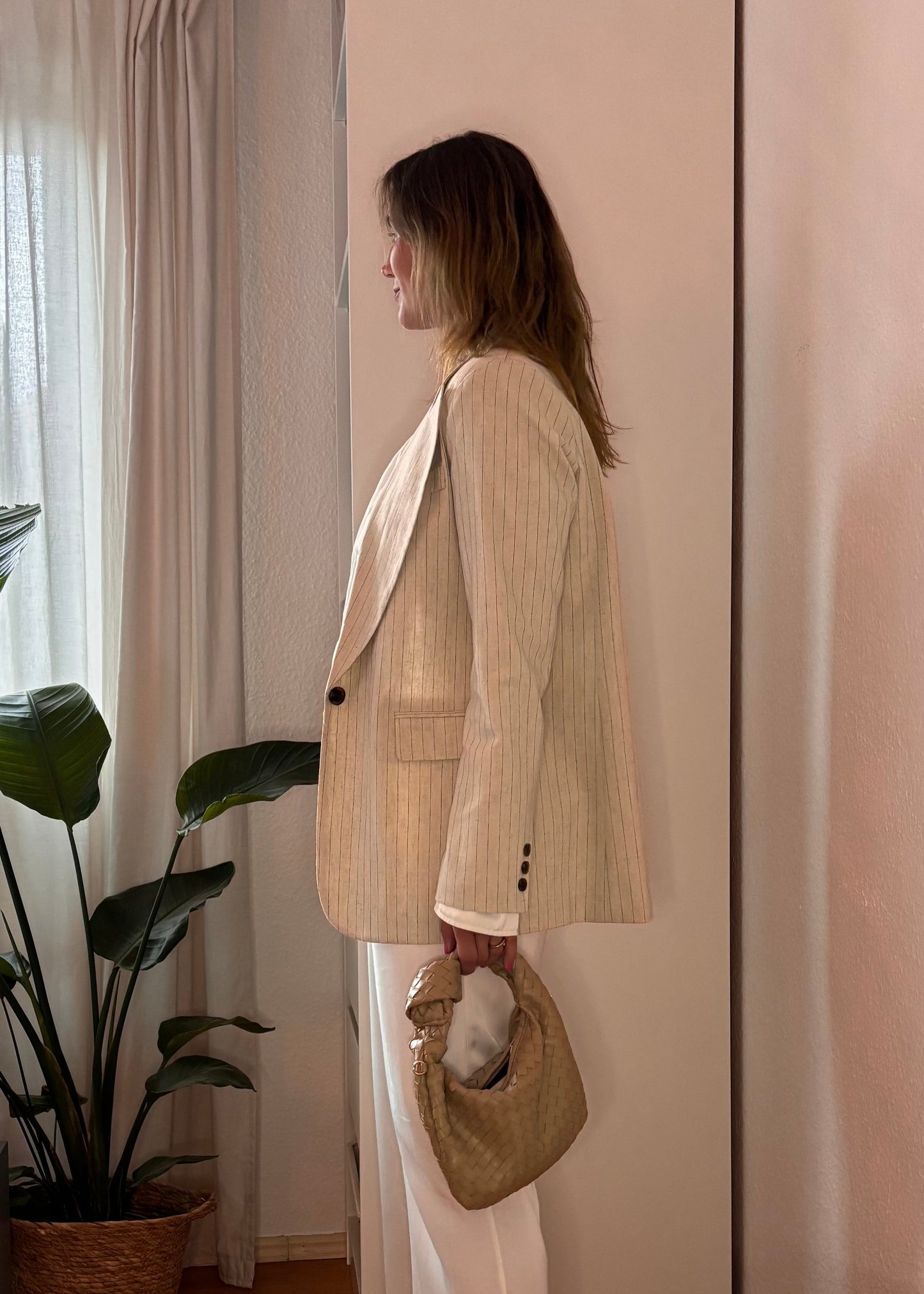 Leinen Mix Blazer Clara